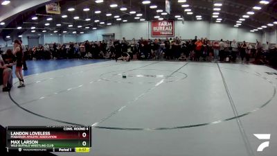 78 lbs Cons. Round 4 - Max Larson, Wild Buffalo Wrestling Club vs Landon Loveless, Poquoson Athletic Association