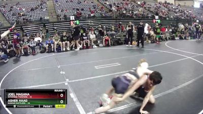 125 lbs Semis & 1st Wrestleback (8 Team) - Asher Haag, Kansas Rattlers vs Joel Magana, Wyoming Twisters