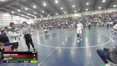 129 lbs Cons. Round 4 - Josh Ona, Ridgeline vs Jenner Fulton, Fremont