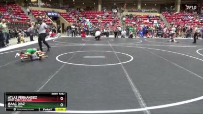 37 lbs 3rd Place Match - Atlas Fernandez, Derby Wrestling Club vs Isaac Diaz, TEAM CENTRAL