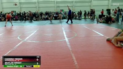 210 lbs Round 9 (10 Team) - Cadderly Meeker, Neighborhood WC vs Braylon Wright, Ohio Gold 24K