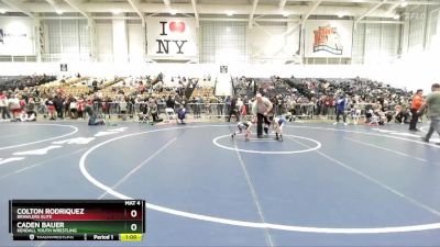 50 lbs Cons. Round 1 - Caden Bauer, Kendall Youth Wrestling vs Colton Rodriquez, Brawlers Elite