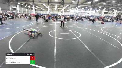 122 lbs Rr Rnd 1 - Jack Heck, Prescott vs Joshwa Sandoval, BlackCat WC