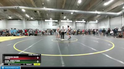 215 lbs Cons. Round 2 - Kael Kreutzer, Mountain View vs Jamison Bade, Laramie