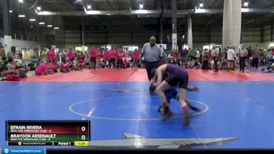 106 lbs Round 1 (4 Team) - Efrain Rivera, REAL LIFE WRESTLING CLUB vs Braydon Arsenault, INVICTUS WRESTLING CLUB