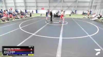 160 lbs Round 2 (8 Team) - Griffin Van Tichelt, Team Indiana vs Byson Huber, Team Texas B