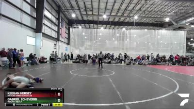 106 lbs Cons. Round 3 - Keegan Hersey, Hickory Wrestling Club vs Gabriel Echeverri, Virginia Beach