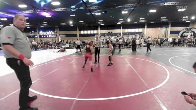 81 lbs Rr Rnd 5 - Thiago Cruz, Juggernaut WC vs Nathan Hernandez, Cougars Wrestling Club