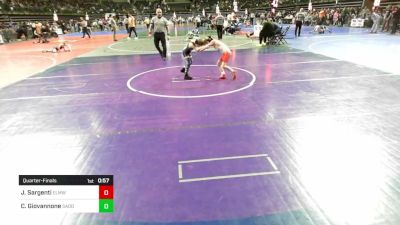 57 lbs Quarterfinal - Joseph Sargenti, Elmwood Park vs Christopher Giovannone, Saddle Brook