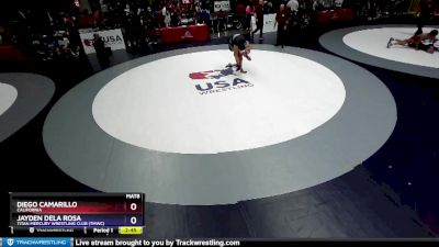 120 lbs Semifinal - Diego Camarillo, California vs Jayden Dela Rosa, Titan Mercury Wrestling Club (TMWC)