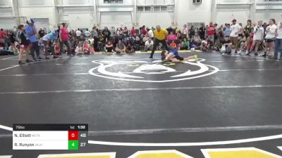 75 lbs Pools - Nora Elliott, Metro All-Stars vs Ruby Runyon, Valkyrie Girls WC