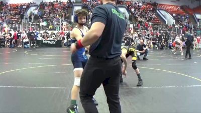 107 lbs Semifinal - Isaac Gitchel, Tri County WC vs Stone Redmon, Dundee WC