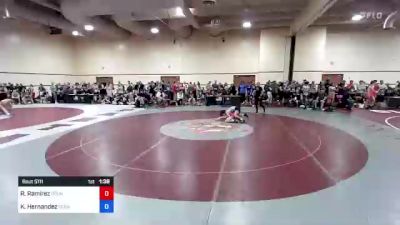 55 kg Rnd Of 64 - Ronnie Ramirez, Pounders Wc vs Keyan Hernandez, Team Champs Wrestling Club