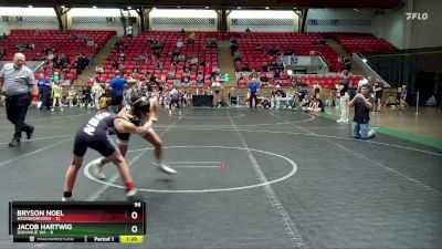 96 lbs Semis (4 Team) - Jacob Hartwig, Donahue WA vs Bryson Noel, Neighborhood