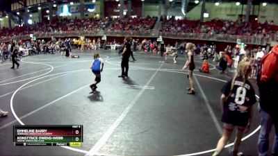 73 lbs Quarterfinal - Emmeline Barry, Nebraska Wrestling Academy vs Konstynce Owens-Webb, Wayne Wrestling Club