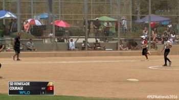 South Dakota Renegades vs Courage P2   2016 16U Premier PGF Nationals