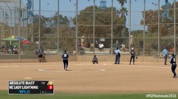 Absolute Blast vs NC Lady Lightning   2016 16U Premier PGF Nationals