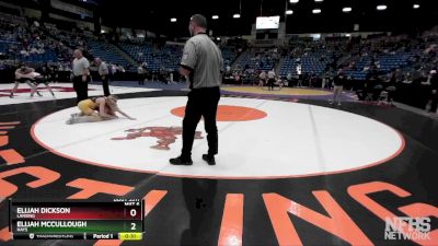 5A - 113 lbs Cons. Round 3 - Elijah Dickson, Lansing vs Elijah McCullough, Hays