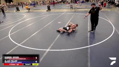 138 lbs Cons. Round 3 - Gabriel Kessel, White Bear Lake Youth Wrestling vs Blake Miller, Waconia Freestyle & Greco