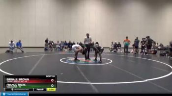148 lbs Semis & 3rd Wb (16 Team) - Brinalli Brown, Tropics Wrestling vs Franco Rivas, Wellington