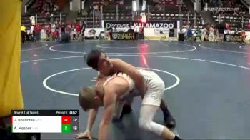 145 lbs Round 1 (4 Team) - Ayden Mosher, MI Pitbulls vs Jacob Boudreau, Michigan Raiders