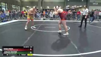 235 lbs Cons. Round 3 - Jordan Kramer, Bobcat Wrestling Club vs Kash Smith, Columbus Wrestling Club