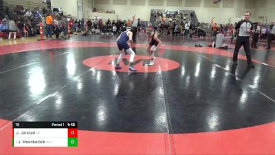 78 lbs Cons. Round 4 - Jarett Moenkedick, Minnesota vs James Jerstad, MN Elite