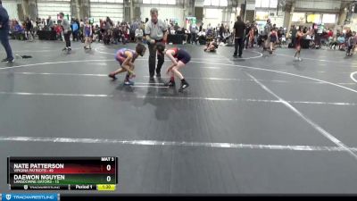 68 lbs Cons. Semi - Nate Patterson, Virgina Patriots vs Daewon Nguyen, Lansdowne Gators