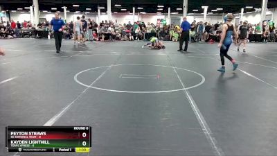 80 lbs Round 6 (8 Team) - Kayden Lighthill, Terps Xpress vs Peyton Straws, NC National Team