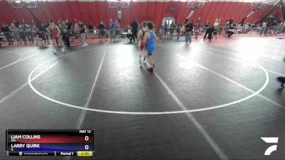 100 lbs Quarterfinal - Liam Collins, MN vs Larry Quirk, IL