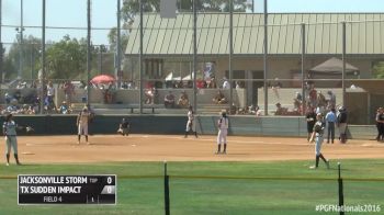 Jacksonville Storm vs Texas Sudden Impact   2016 14U Premier PGF Nationals