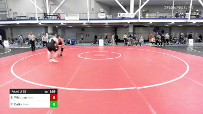 285 lbs Round Of 32 - Brandon Whitman, North Carolina vs Ryan Catka, Naval Academy