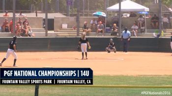 Beverly Bandits Premier vs Ohana Tigers   2016 14U Premier PGF Nationals