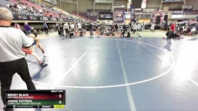 113 lbs Cons. Round 3 - Andre Moyron, Carrollton Thunder Wrestling vs Brody Black, MWC Wrestling Academy