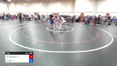 71 kg Rnd Of 32 - Eli Leonard, Sarbacker Wrestling Academy vs Adrian Lee, Hawaii Wrestling Academy