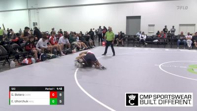 120 lbs Quarterfinals (8 Team) - Gauge Botero, Team Carnage vs Ethan Uhorchuk, Minion Legends