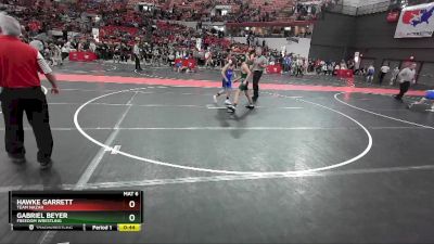 100 lbs Semifinal - Gabriel Beyer, Freedom Wrestling vs Hawke Garrett, Team Nazar