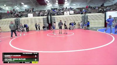 72-81 lbs Round 1 - Garrett Hudson, Normonco vs Michael Aidan Butler, Indian Creek WC