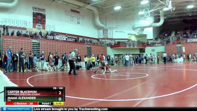 120 lbs Cons. Round 1 - Isaiah Alexander, CIA vs Carter Blackmon, Alexandria Wrestling Academy