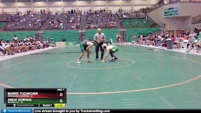 138 lbs Round 1 (16 Team) - Barric Tuchscher, Kennesaw Mountain vs Drew Gorman, Buford HS