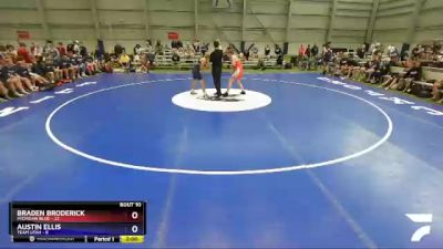 126 lbs Round 3 - Braden Broderick, Michigan Blue vs Austin Ellis, Team Utah