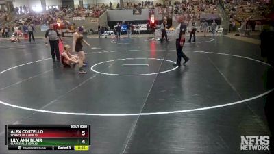 Girls 165 lbs Cons. Round 2 - Jade Lenhart, Coffee County High School (Girls) vs Brianna Cook, Union Co. (Girls)