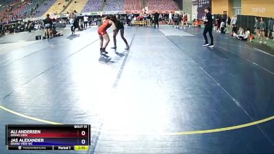 116 lbs Round 3 - Ali Andersen, Grand View vs Jas Alexander, Grand View WC