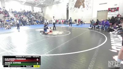 140 Boys Cons. Round 2 - Patrick Sommer, Santana vs Alejandro Paniagua, Central Union