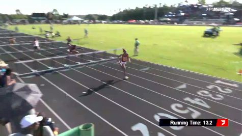 Youth Girls' 100m Hurdles, Prelims 2 - Age 17-18