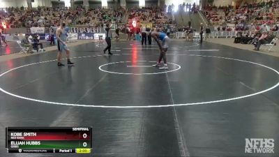 A 182 lbs Semifinal - Kobe Smith, Red Bank vs Elijah Hubbs, Gibbs