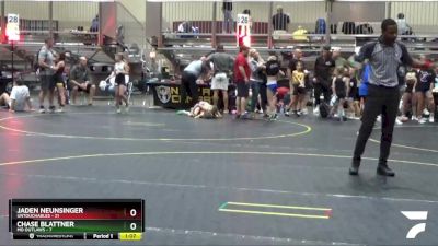 115 lbs Finals (8 Team) - Jaden Neunsinger, Untouchables vs Chase Blattner, MO Outlaws