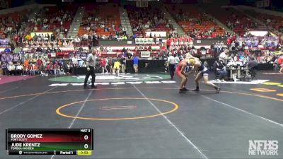 4A 165 lbs Cons. Round 2 - Jude Krentz, Topeka-Hayden vs Brody Gomez, Fort Scott