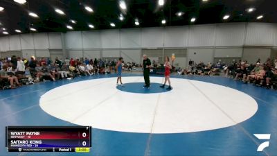 106 lbs Semis & 1st Wrestleback (8 Team) - Wyatt Payne, Kentucky vs Saitaro Kong, Minnesota Red