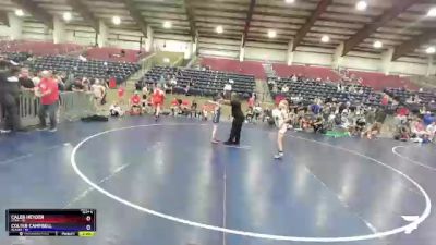 76 lbs Round 3 (6 Team) - Caleb Heyder, Utah vs Colter Campbell, Alaska